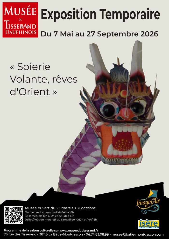 "Soierie Volante rêves d'Orients" - Exposition Temporaire à La bâtie-montgascon — du 18 septembre au 20 septembre 2026