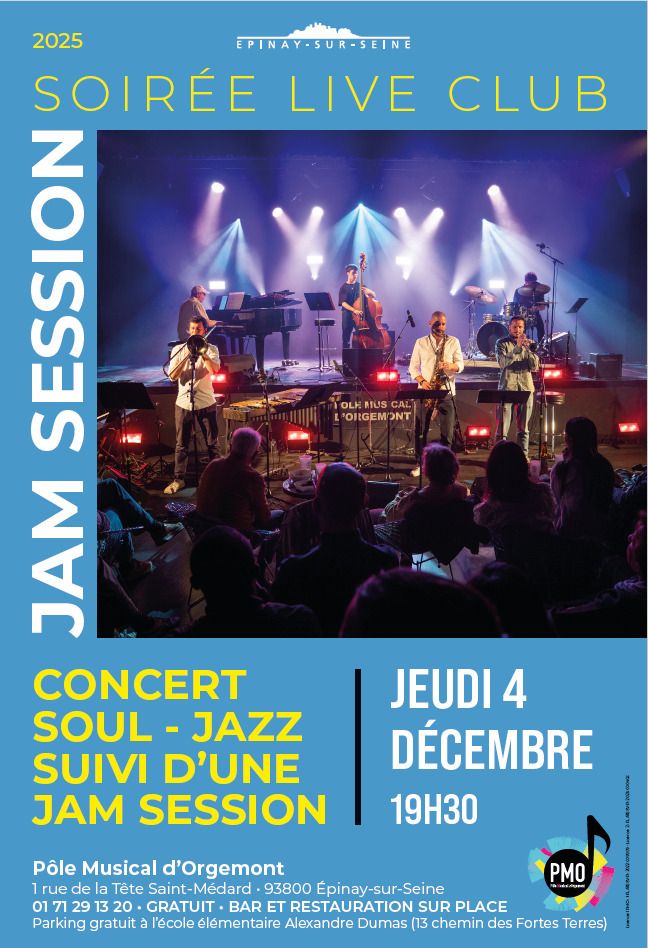 Concert Soul-Jazz suivi d'une Jam Session