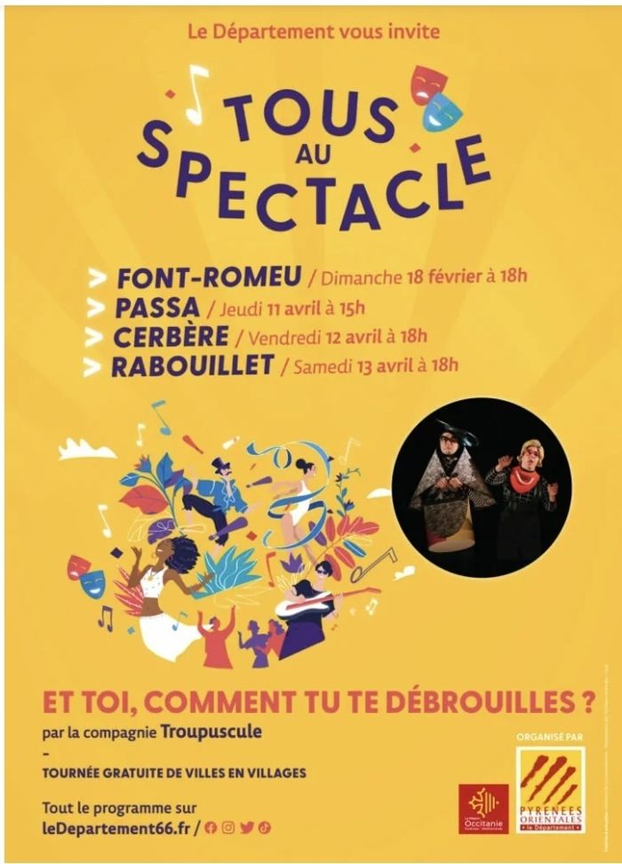 Tous au spectacle "Et toi, comment tu te débrouilles ?” de la Compagnie Troupuscule