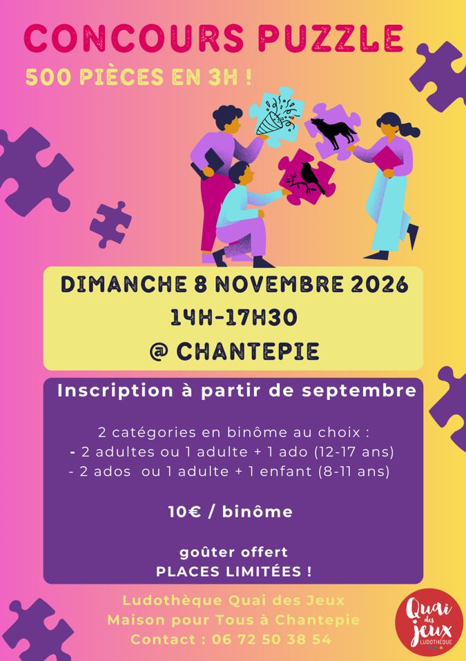 Concours puzzle - 500 pièces