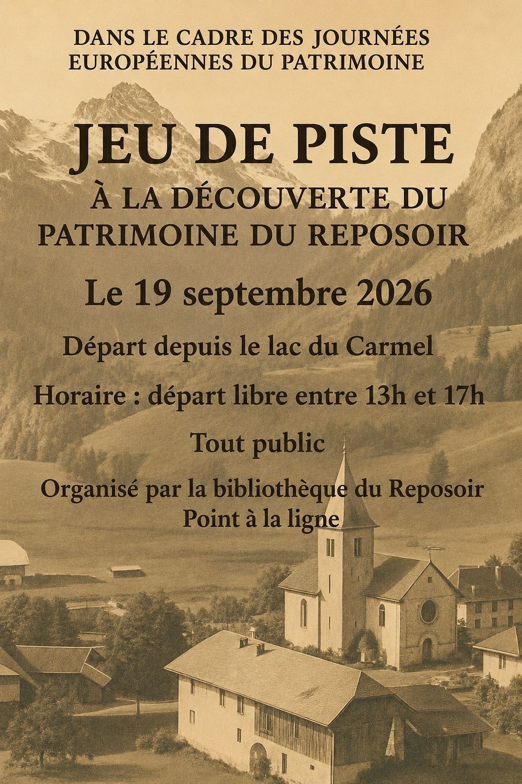 Jeu de piste au départ de l'ancienne Chartreuse du Reposoir