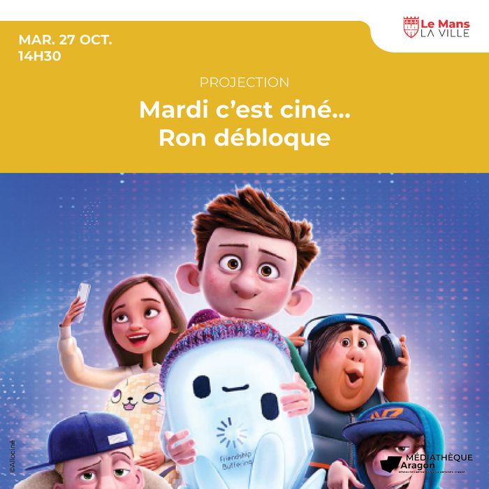 Mardi c’est Ciné… Ron débloque, Photo : Ville du Mans · OpenAgenda