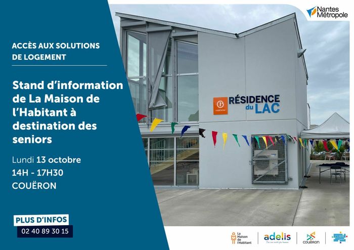 Stand d'information de la maison de l'habitation - Seniors à Couëron