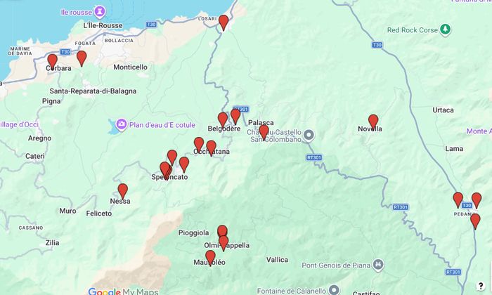 Circuit découverte du patrimoine vernaculaire réhabilité par la Communauté de communes de L'Île-Rousse - Balagne