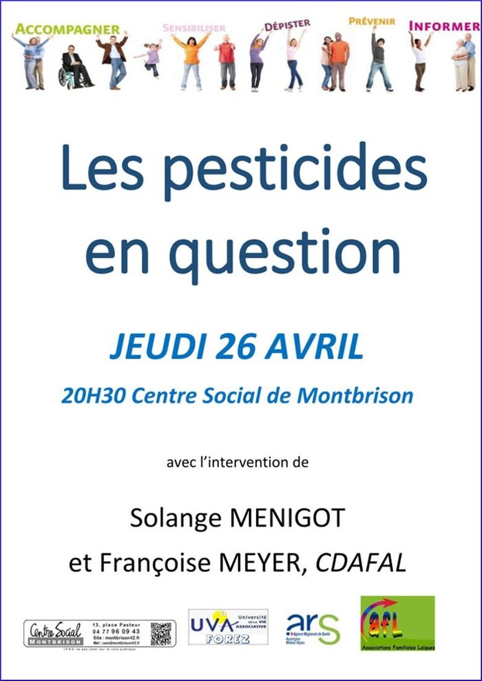 (Conférence-débat) LES PESTICIDES EN QUESTION