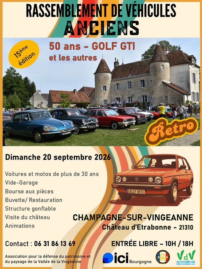 Journée retro du château d'Étrabonne
