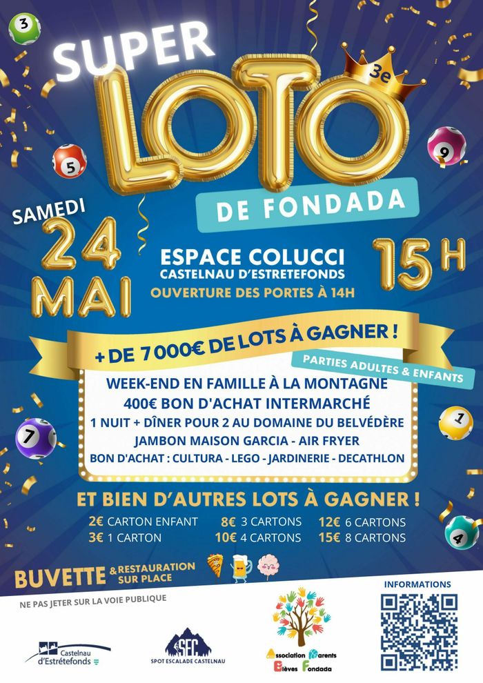 Super loto de Fondada 3ème édition