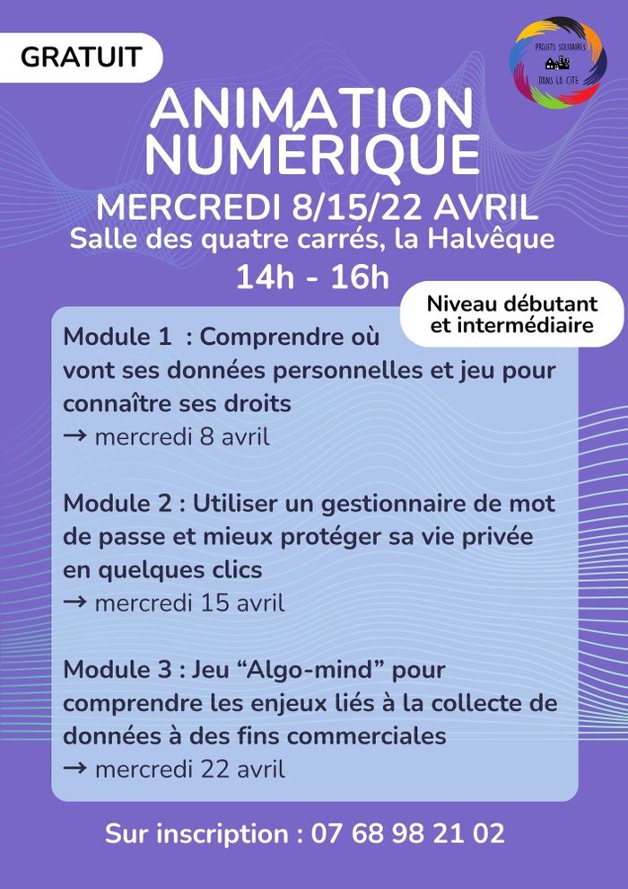 Atelier numérique collectif- Données personnelles