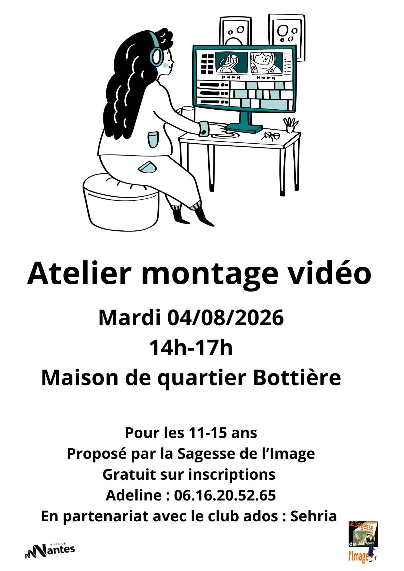 Stage Atelier Montage Vidéo