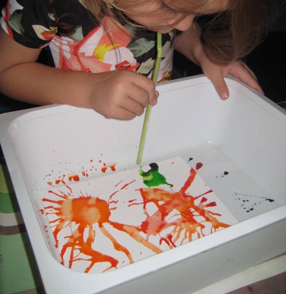 atelier encres "couleurs à regarder, à sentir, à souffler"