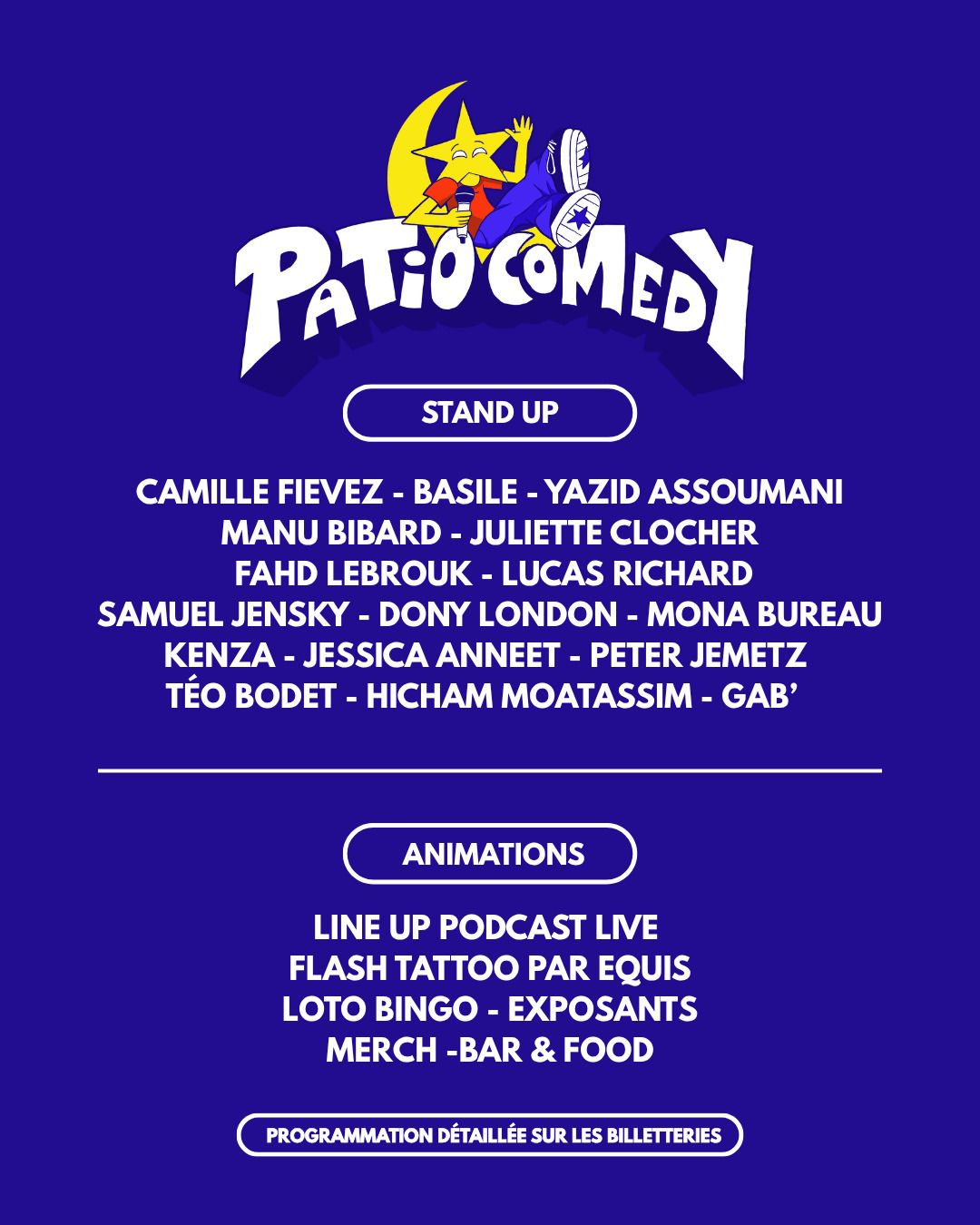 Patio Comedy Fest’2 aux Vivres de l'Art