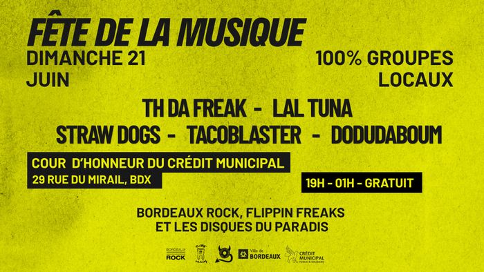 BORDEAUX ROCK 100% GROUPES LOCAUX EN LIVE