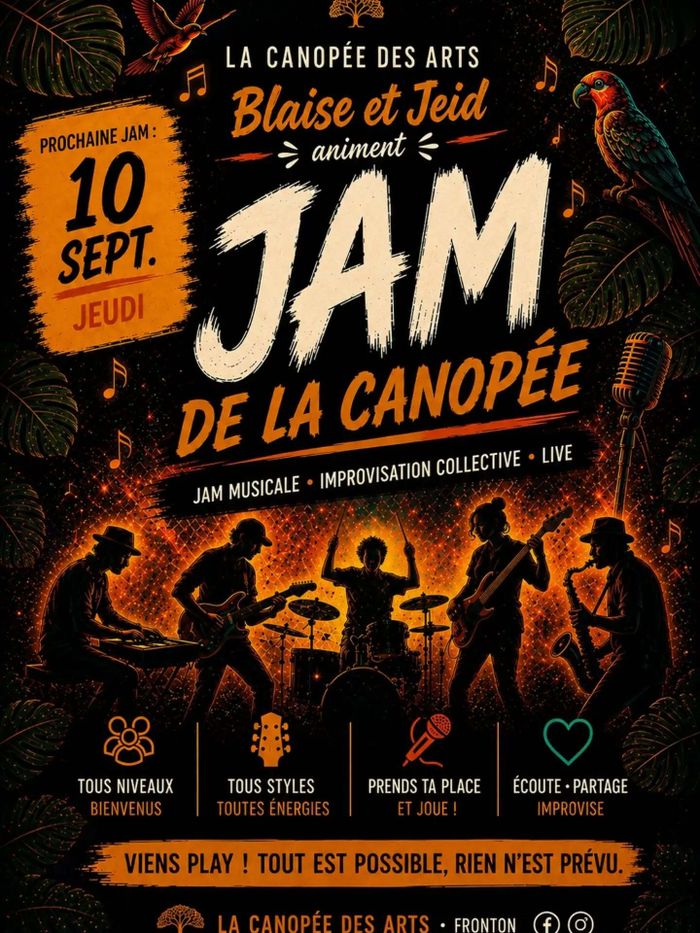 Affiche, 🎸 JAM de la Canopée