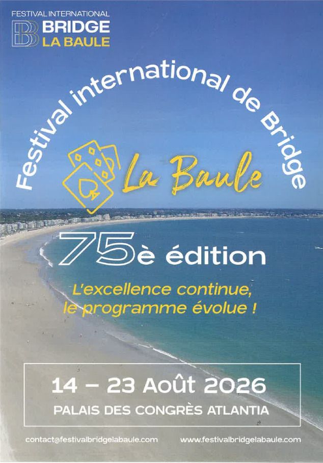 Festival international de bridge 2026