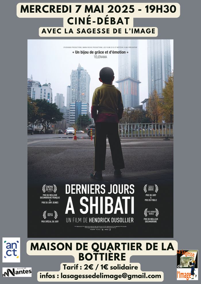Mercredi 7 mai : ciné-apéro à la Bottière avec La Sagesse de l'image