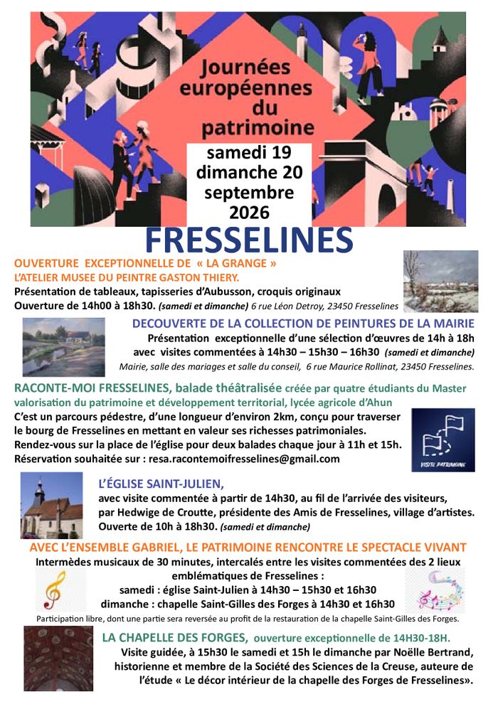 Journées du patrimoine 2026