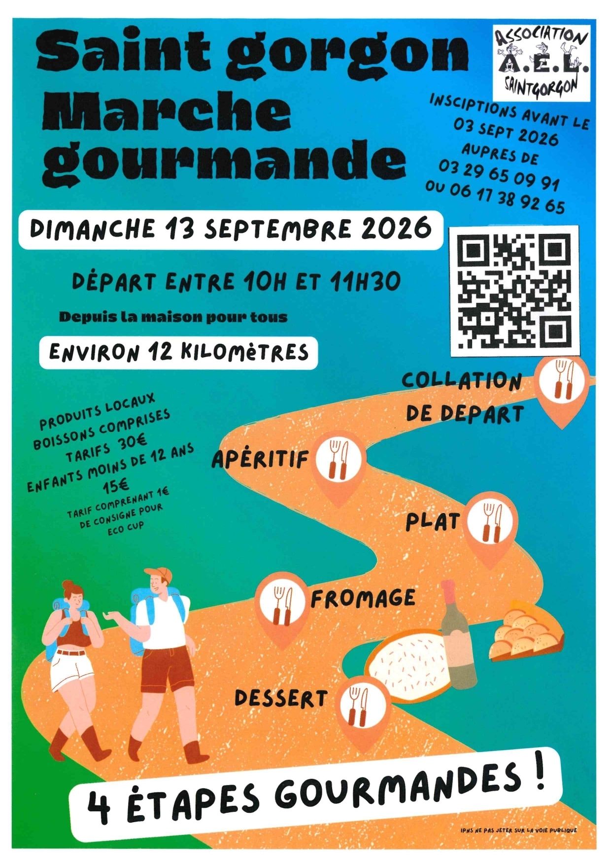 Marche gourmande à Saint Gorgon