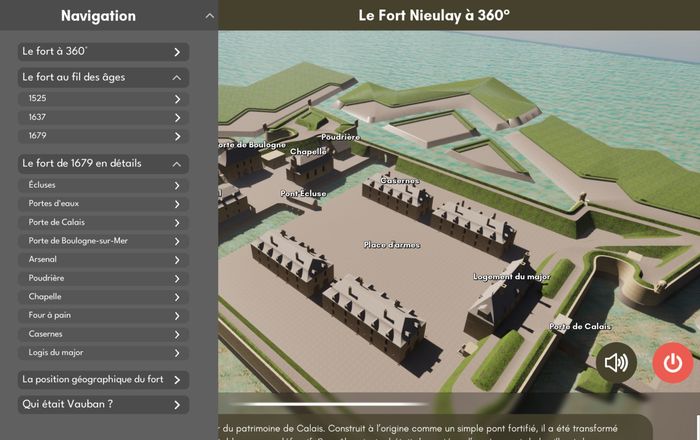 Explorez le Fort Nieulay en 3D