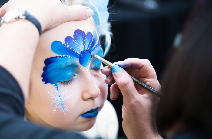 Les animations du marché de Noël / Maquillage enfants
