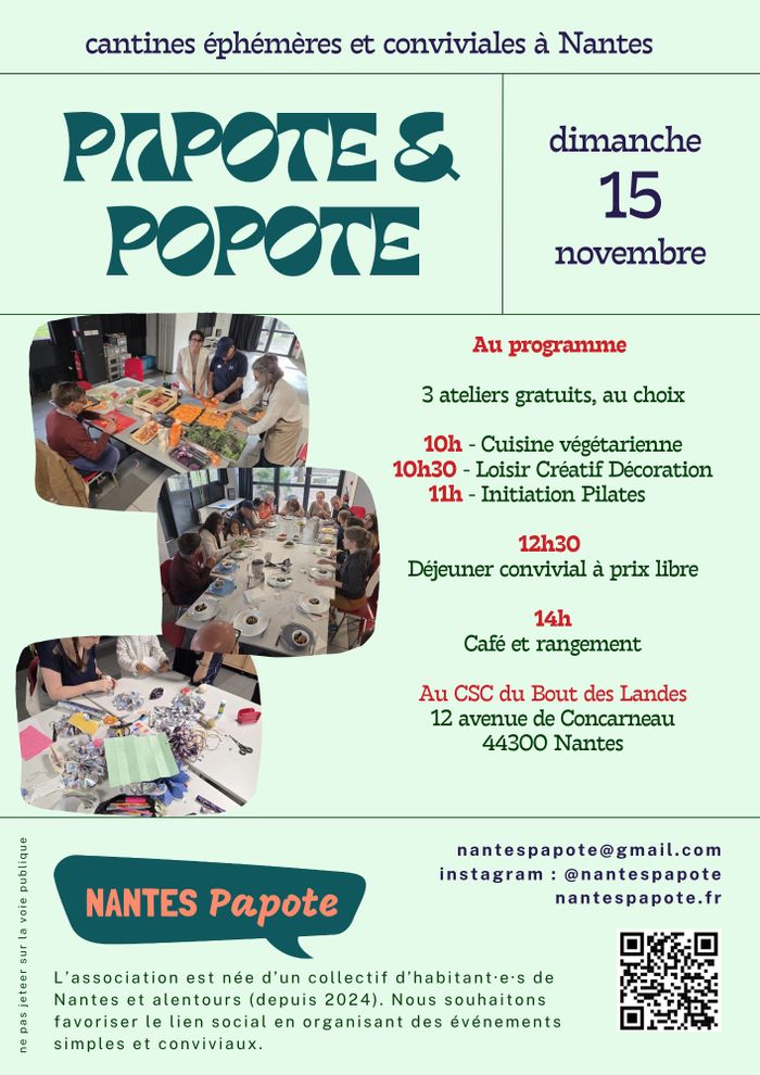 Cantine Papote et Popote - 13/12/2026
