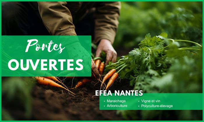 Journées Portes Ouvertes EFEA 2026-2027 - Découvrez les formations agricoles en Pays de la Loire (44)