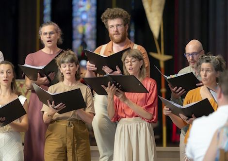 Affiche Chœur Azimuts | Spirales, une déambulation chorale