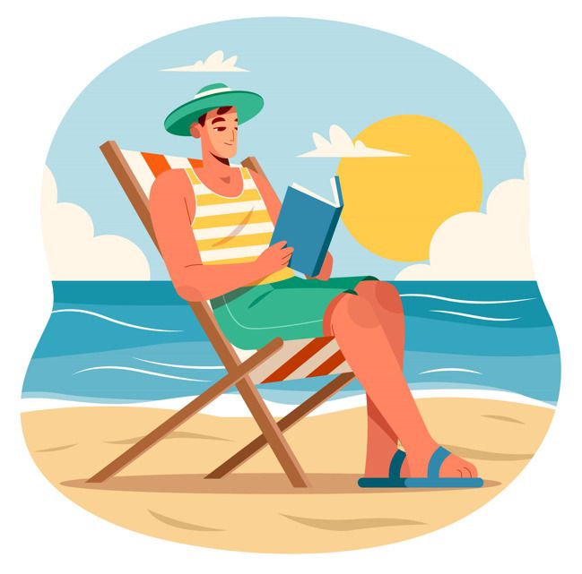 Lecture à Nau Plage