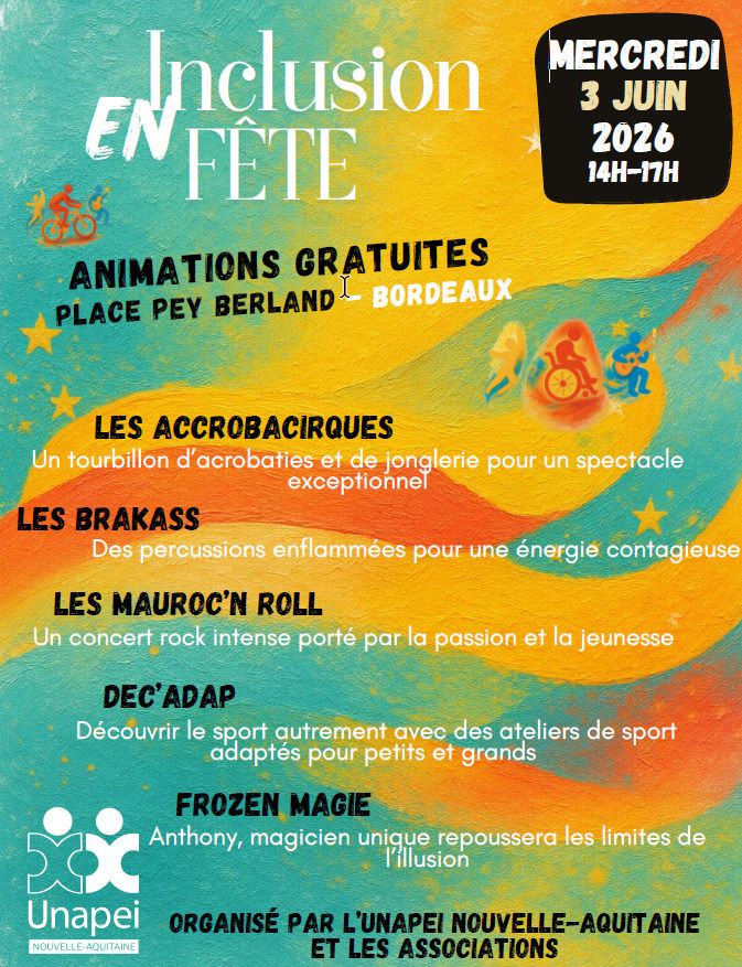 Inclusion en fête à Pey Berland