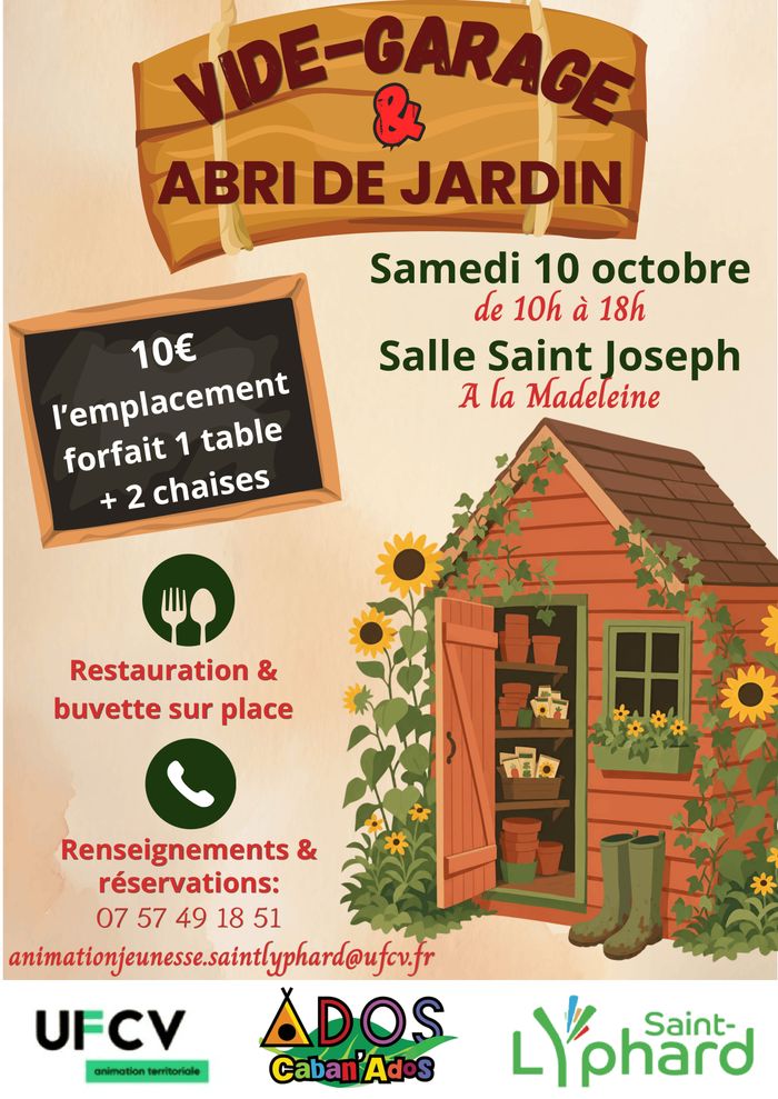 Vide-Garage & abri de jardin