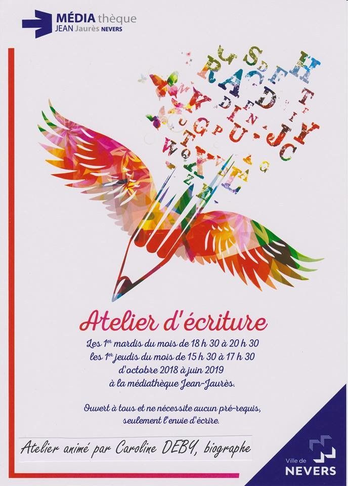 Atelier d'écriture animé par Caroline DEBY, biographe