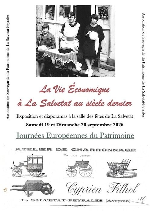 Exposition : "La vie économique à La Salvetat au siècle dernier"