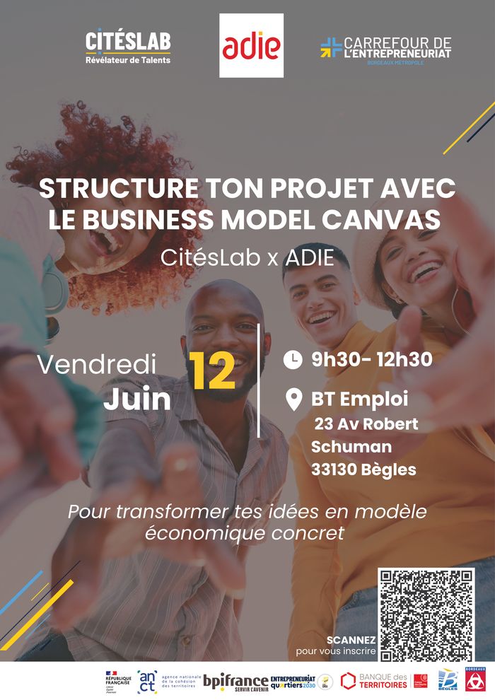 Atelier : Structure ton projet avec le Business Model Canvas