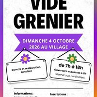 Vide-grenier au village