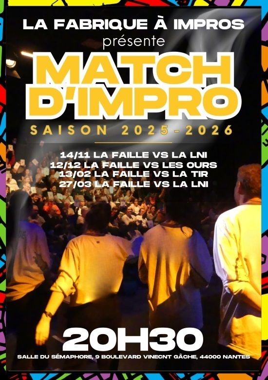 Matchs d'impro La Faille - La Fabrique à Impros