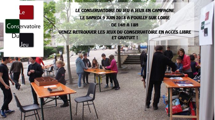 Le Conservatoire du Jeu à "Jeux en Campagne" à Pouilly sur Loire
