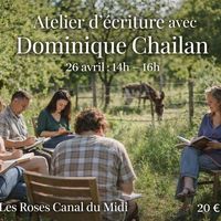Atelier d'écriture en plein air