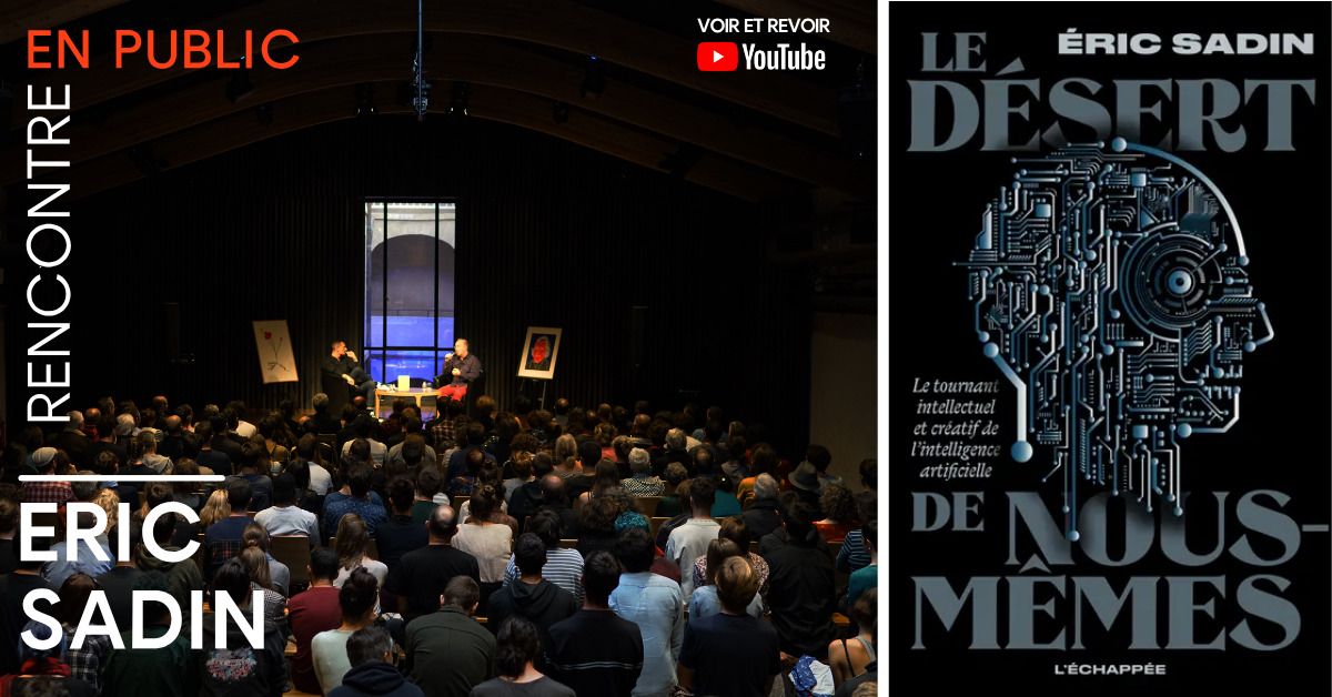 Remise du Prix Jacques Ellul : Eric Sadin