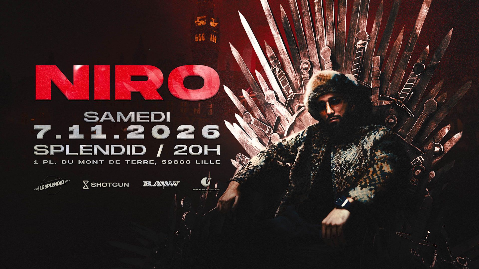 RAWWW x VERONE: Niro au Splendid