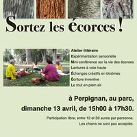 Sortez les écorces ! • Expérimentations sensorielles et littéraires au parc