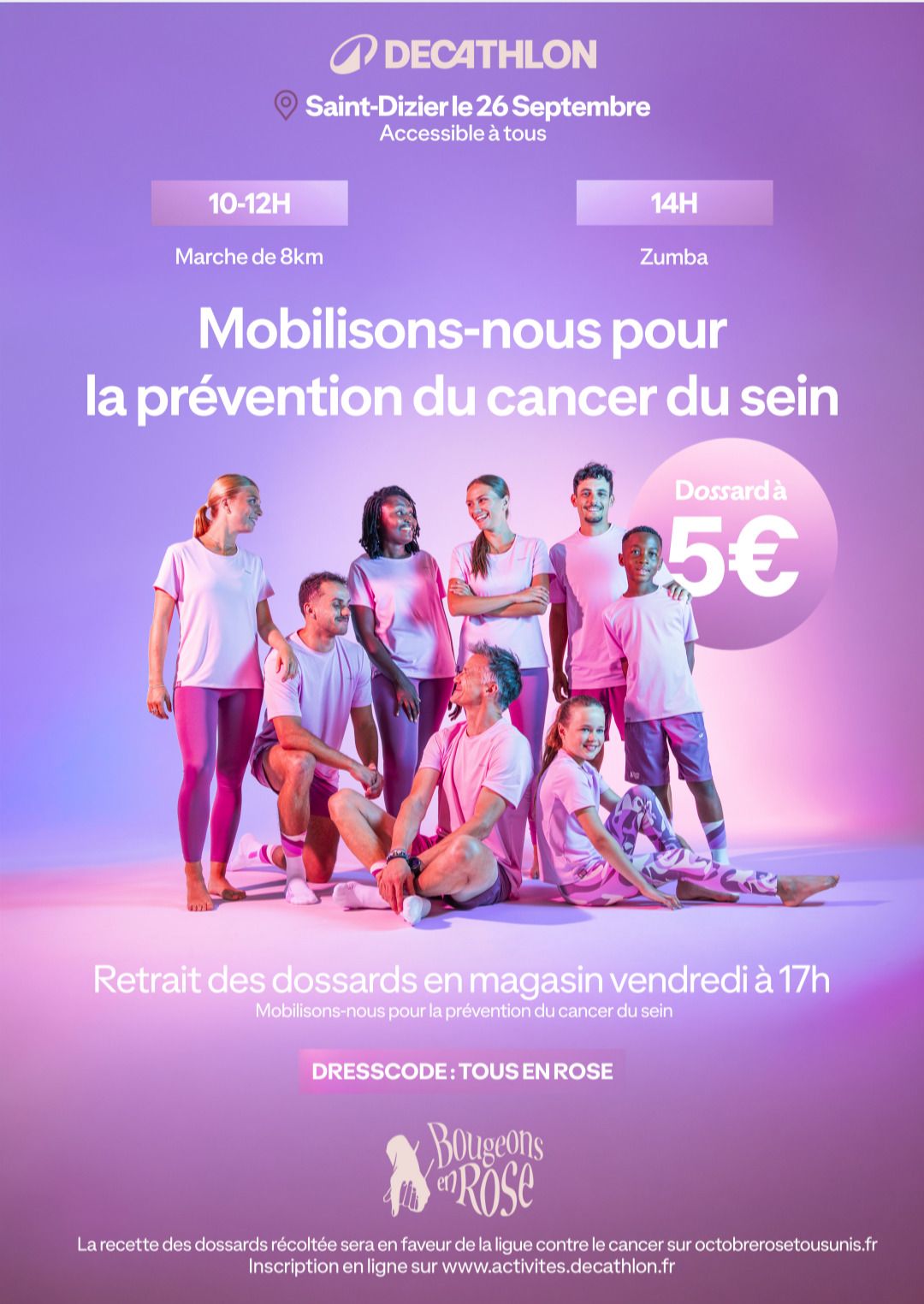 Let's mobilize for breast cancer prevention