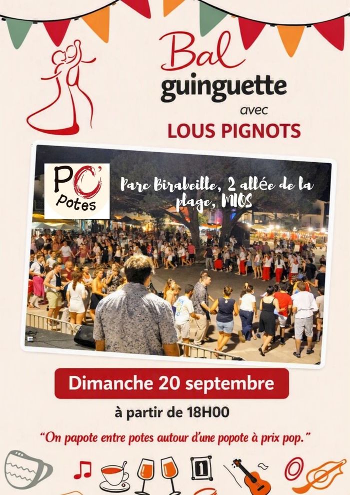Affiche — BAL Guinguette chez PO'potes