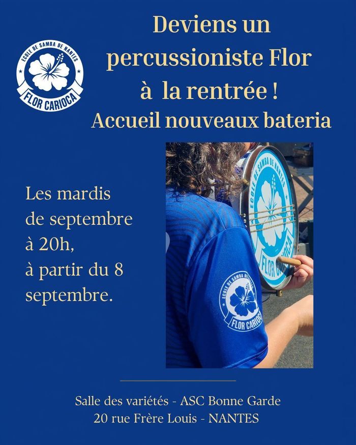 Portes ouvertes de l'école de samba Flor Carioca