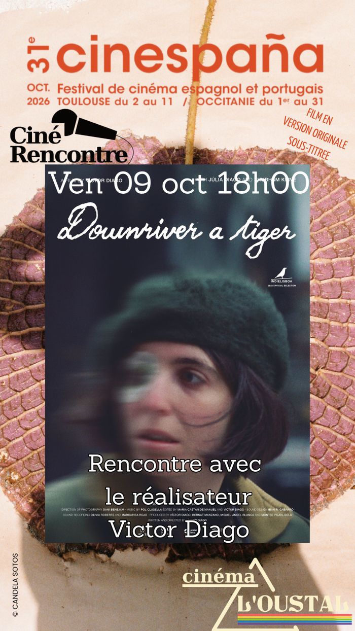 Ciné-Rencontre : Downriver a Tiger, 01h15, drame, de Víctor Diago avec Júlia Diago, Shubham Kirve.  Séance suivie d'une rencontre avec le réalisateur.