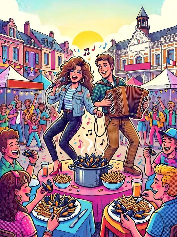 "C'est la moule à la place, aou cha cha cha" ! Venez chiner et profiter d'animations gratuites toute la journée ! Pour déjeuner, direction le chapiteau resto autour du plat mythique de braderie !
