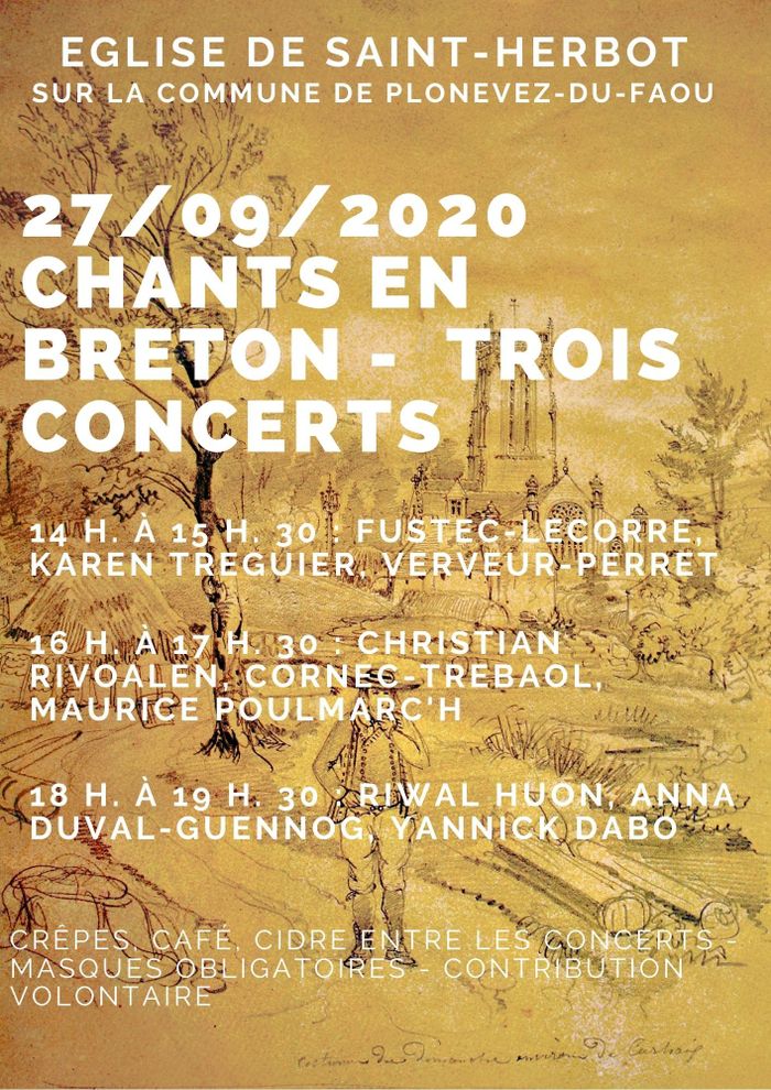 Concerts de chants en breton à Saint-Herbot