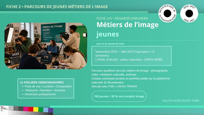 Parcours jeunes métiers de l'image