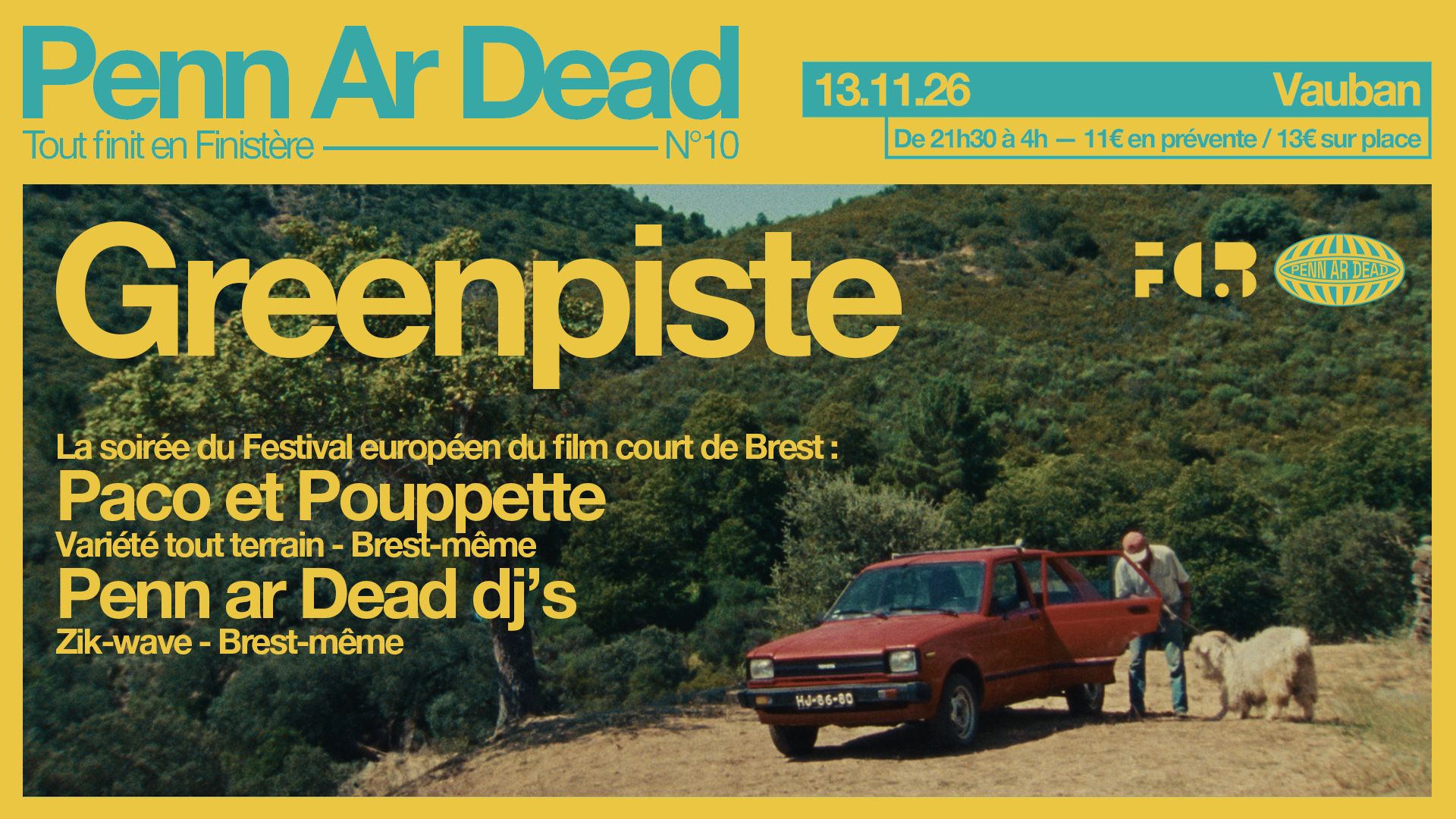 FILM COURT Greenpiste: Paco et Pouppette + Penn Ar Dead Dj's