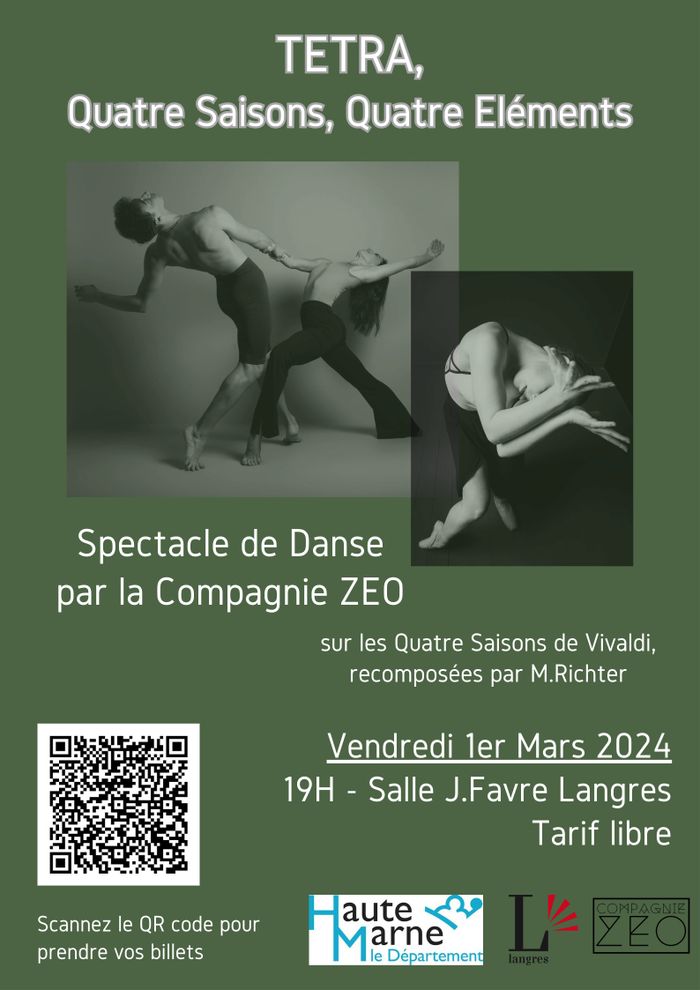 Danse, sortie de résidence - Tetra, Quatre Saisons, Quatre Éléments
