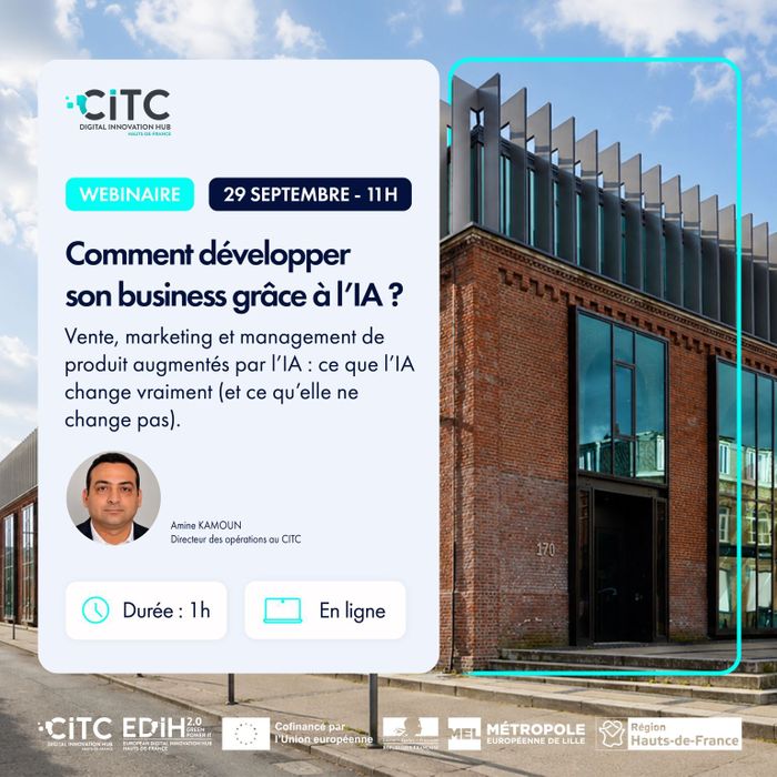 L’IA peut-elle vraiment accélérer votre business ? | Webinaire CITC — 29 septembre
