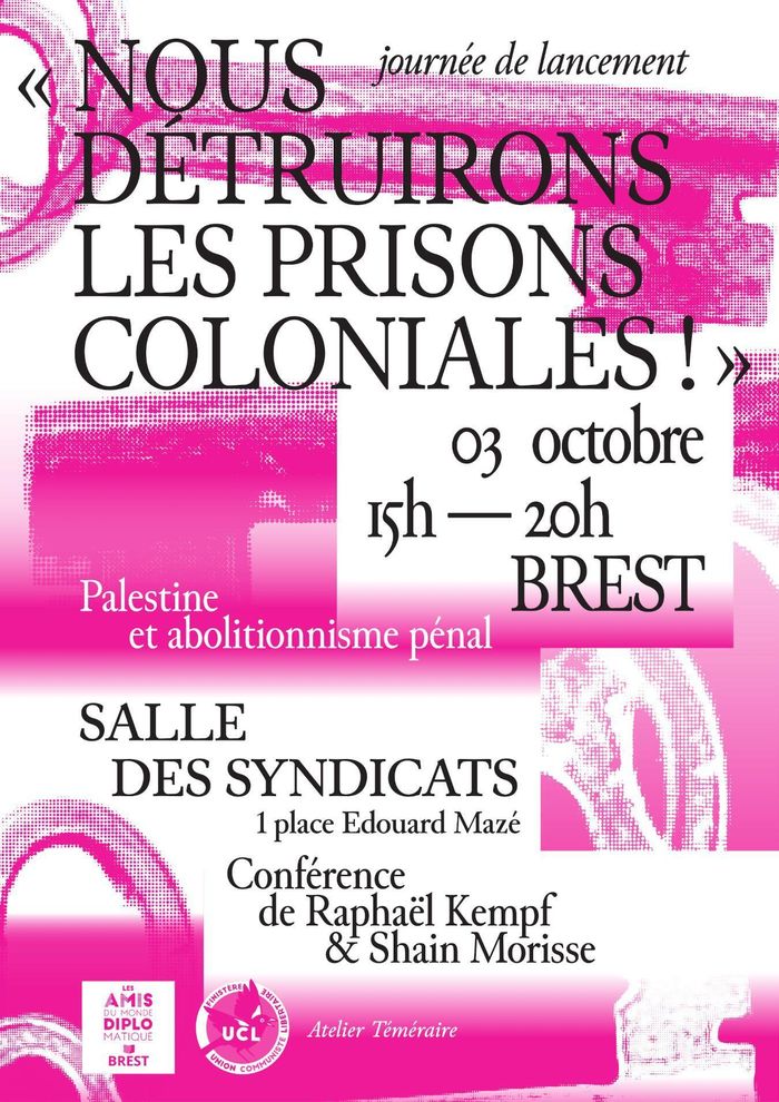 Lancement du livre "Nous détruirons les prisons coloniales !" Palestine et abolitionnisme pénal